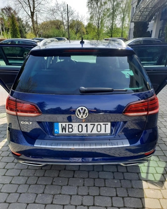 Volkswagen Golf cena 72000 przebieg: 107000, rok produkcji 2019 z Warszawa małe 67
